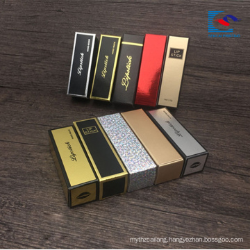 Fancy paper cosmetic lipstick tube packaging box